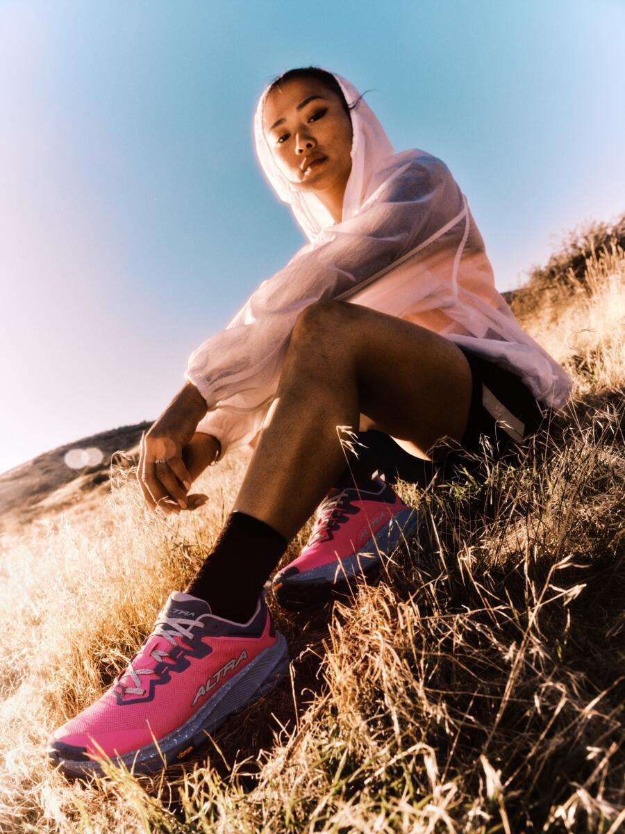 Altra Experience Wild 3+ on technical terrain